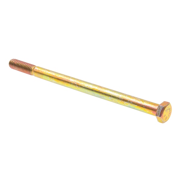Prime-Line Hex Head Cap Screw, Grade 8 3/8in-16 X 6in Grade 8 Yellow Zinc Plated Steel 10PK 9105428 - main